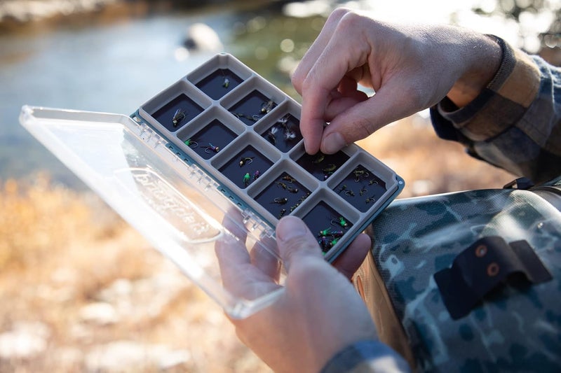 FishPond Tacky Fly Box - Original RiverMag - Baja Blue | Magnetic Fly Boxes for Fishing | Fly Fishing Box - Image 3